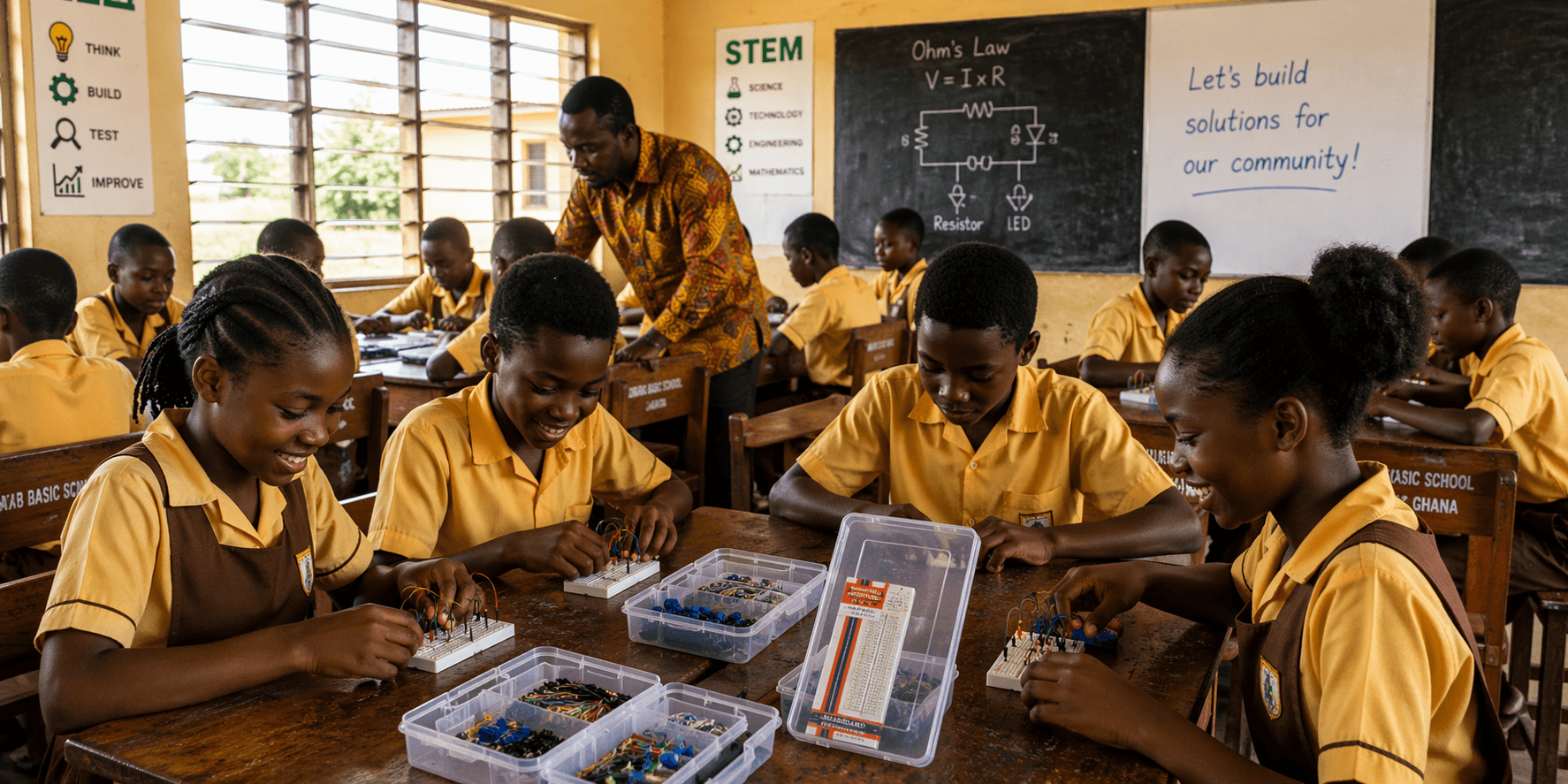 Students in classroom